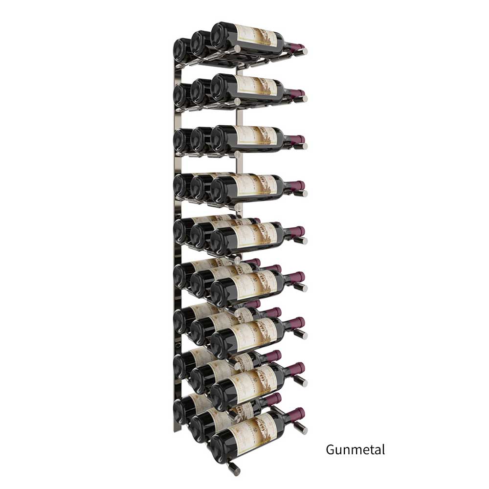 Vino Pin Flex Kit - 3 Bottle Wine Holder for Countertop, Wall, or Cabinet - Perfect for Kitchen, Bar, or Dining Room Storage