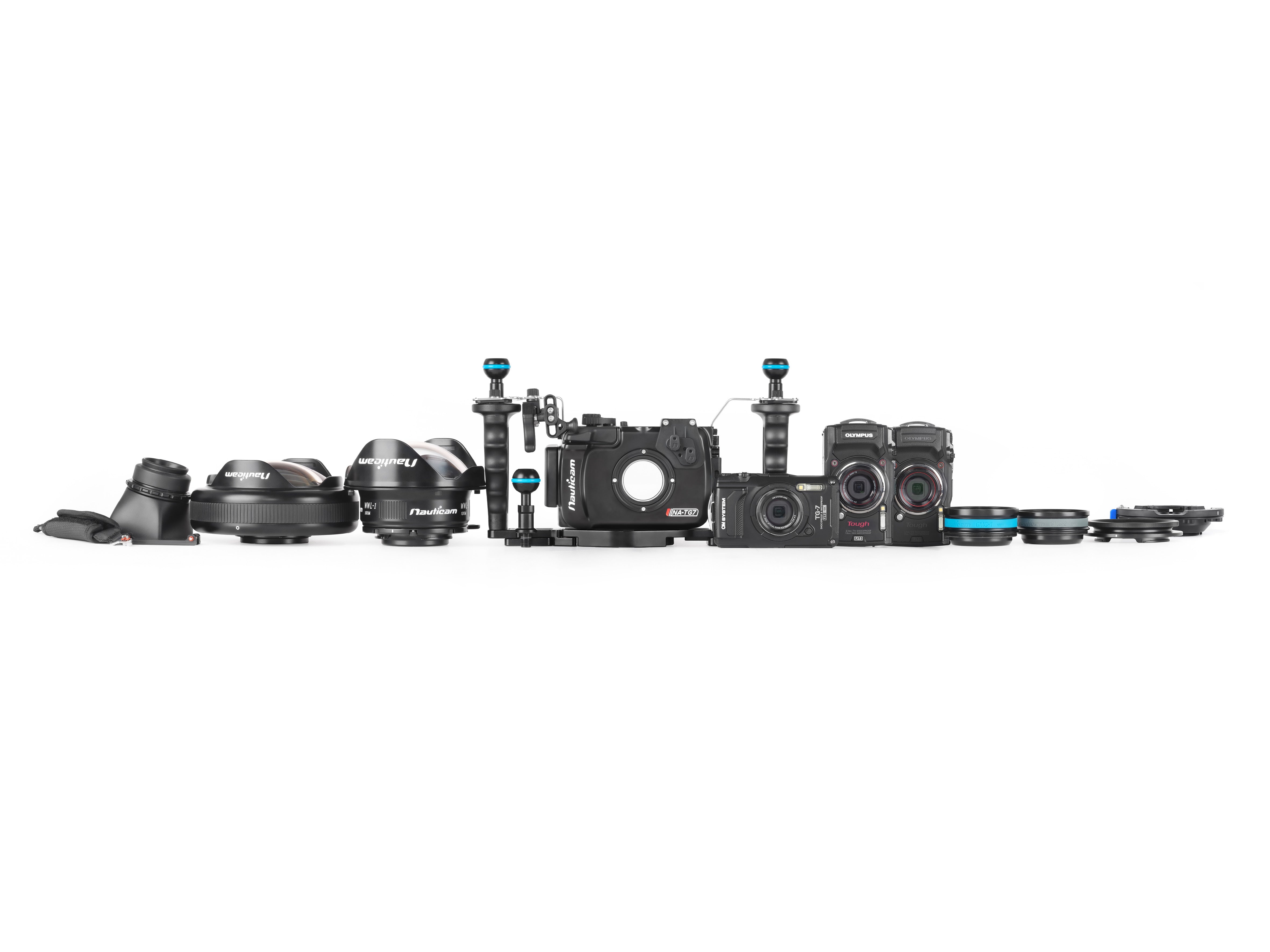 Olympus Tough TG-6/TG-7 Underwater Camera Housing Case - M52 Port for Diving, Snorkeling & Water Sports Photography