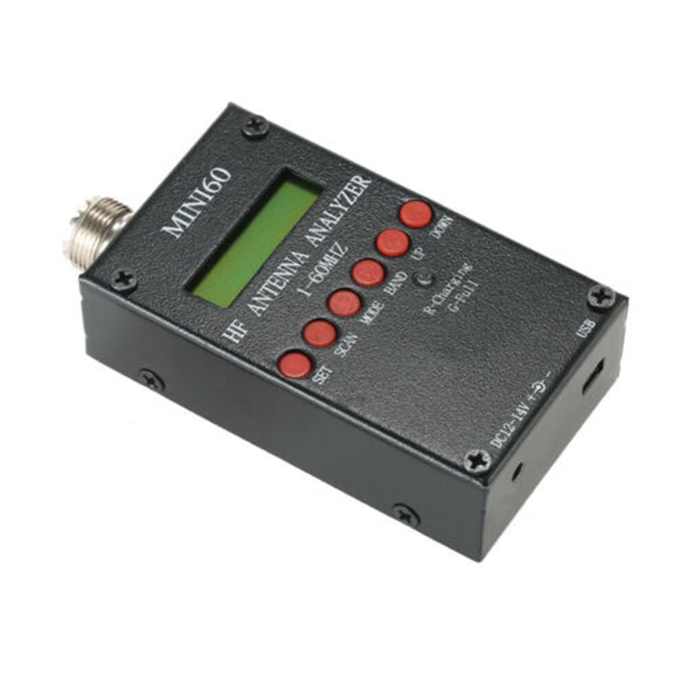 Mini60 Sark100 Antenna Analyzer 1-60MHz HF SWR with BT for Ham Radio Hobbyists