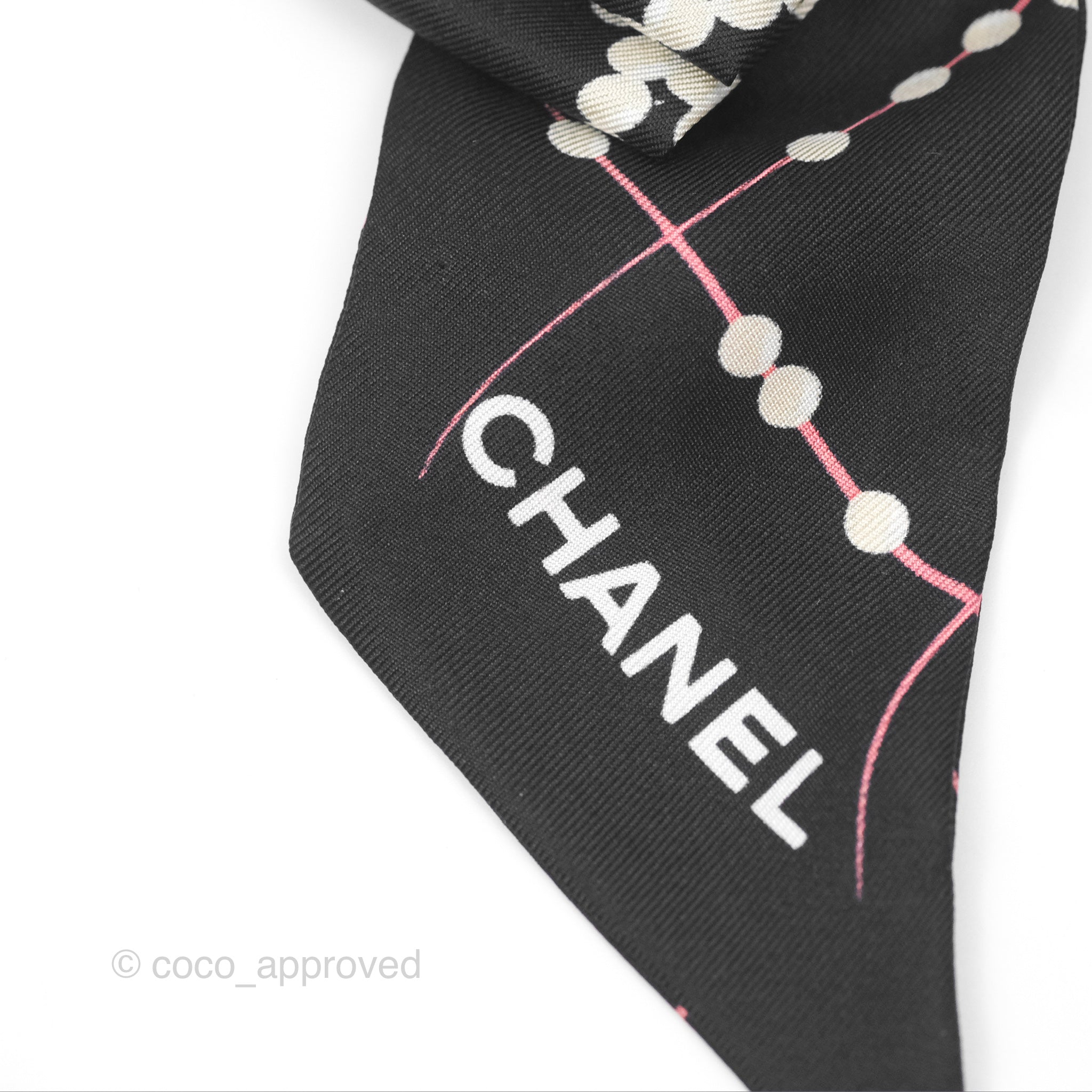 Chanel Black Silk Hair Bow - Elegant Hair Accessory for Women, Perfect for Weddings, Parties & Special Occasions