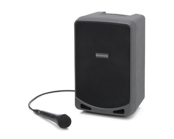 Samson Expedition XP106 Portable PA System with Corded Microphone - Perfect for Outdoor Events, Live Performances & Public Speaking