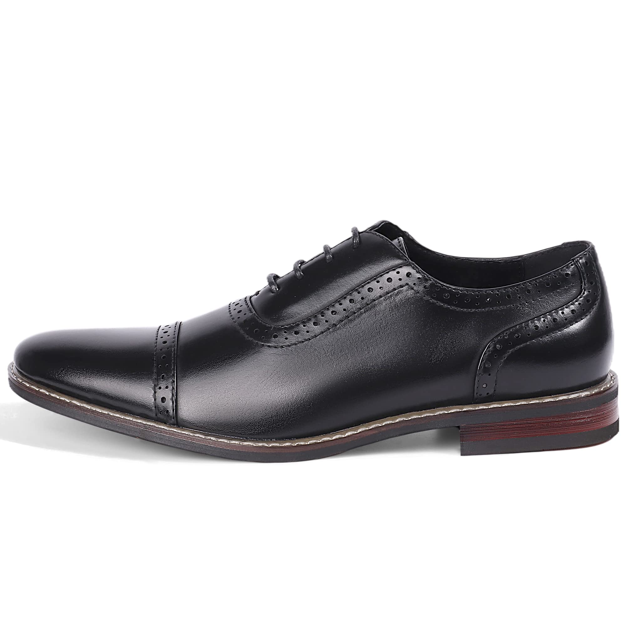 Men's Formal Cap Toe Oxford Dress Shoes - Comfortable Business & Wedding Shoes for Men | Perfect for Office, Interviews & Special Occasions