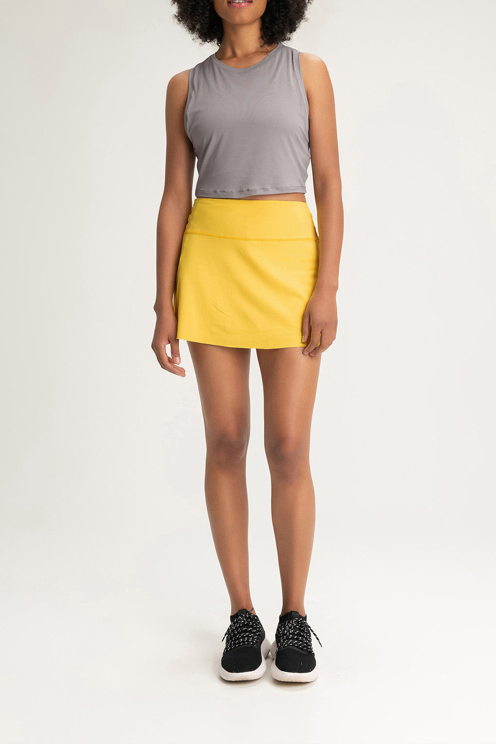 Women's High Waist Athletic Skirt with Built-in Shorts - Breathable & Stretchy for Running, Tennis, Yoga & Gym Workouts