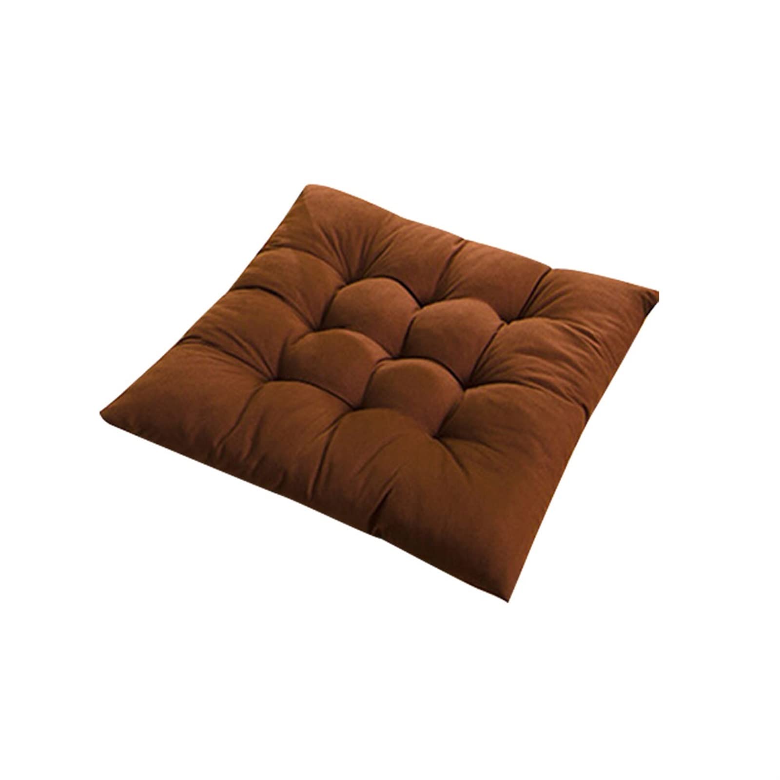 LYWBYXGS Square Chair Cushion - Thick Soft Seat Pad for Dining, Patio, Home Office, Indoor & Outdoor Use - Comfortable Garden & Sofa Cushion (Coffee) - Perfect for Chairs, Benches, and Outdoor Furniture