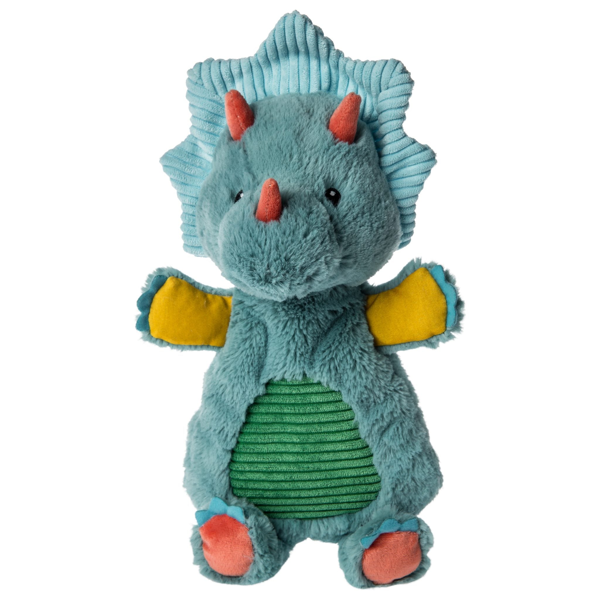 Mary Meyer Pebblesaurus Dinosaur Lovey Blanket - Soft Plush Baby Security Blanket for Toddlers & Infants - Perfect for Naptime, Travel, and Comfort