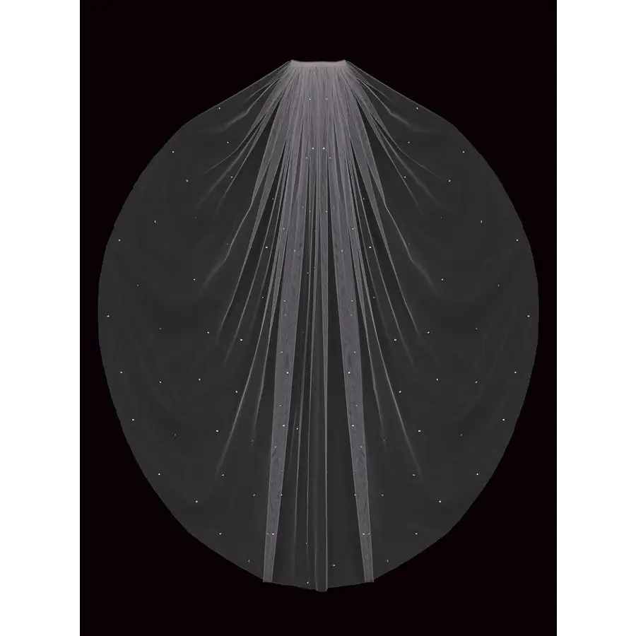 Bridal Veil V2294SF - Elegant Lace Wedding Veil for Bride | Perfect for Church Ceremony, Outdoor Wedding & Photography