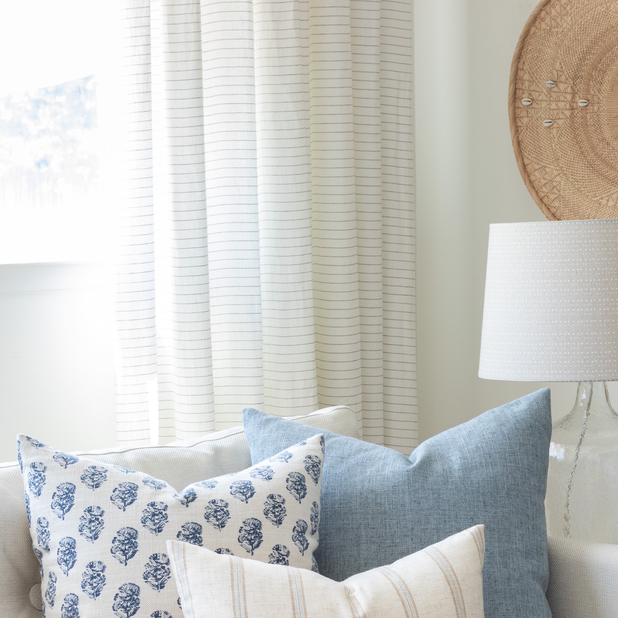 Premium Hudson Stripe Fabric - Soft & Durable Charcoal Gray Upholstery Material for Sofa, Curtains & Home Decor Projects