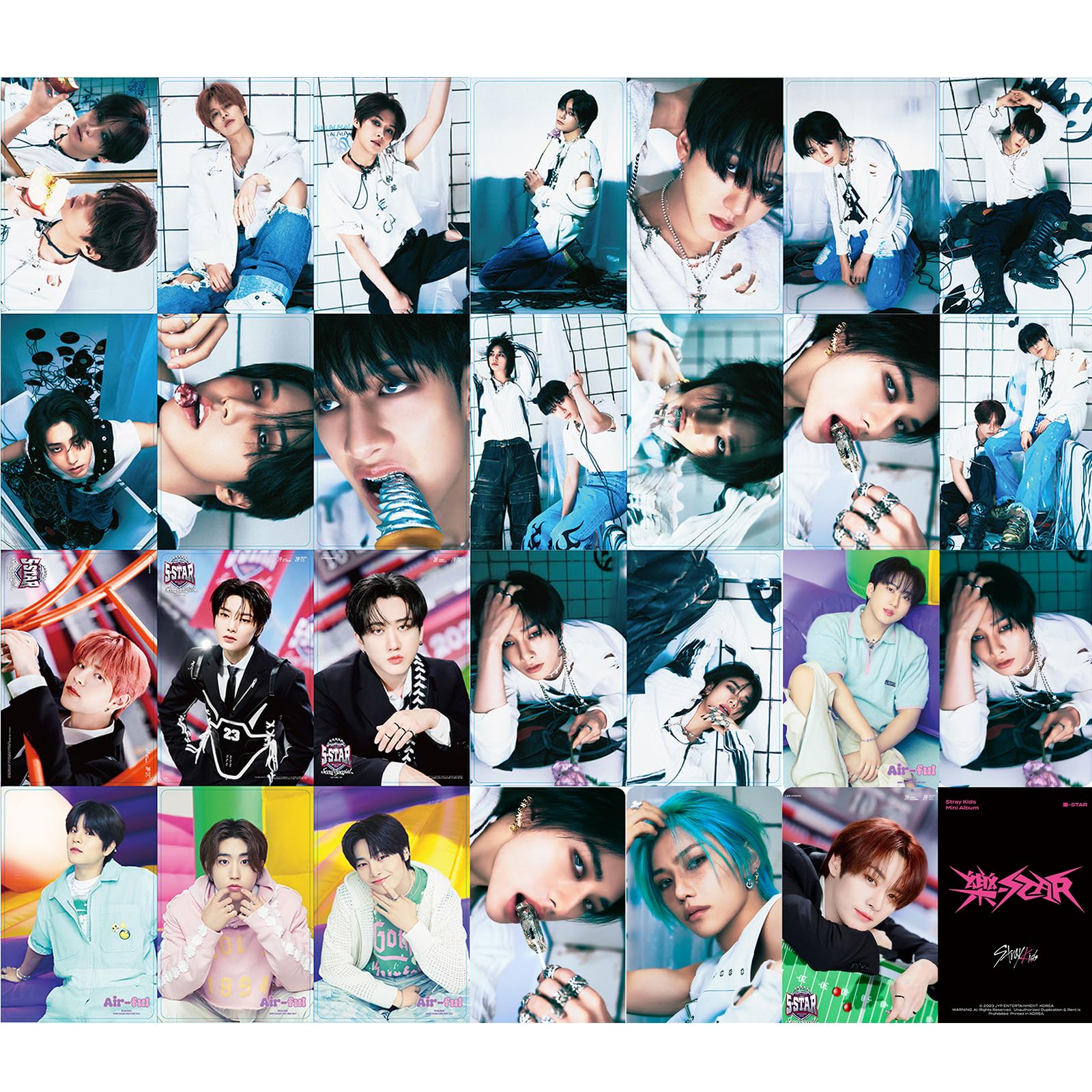 BTS & Stray Kids Official KPOP Album Photocards Set - Limited Edition SKZ Lomo Cards Collection for Fans | Perfect Gift for Kpop Merch Collectors & Birthday Presents