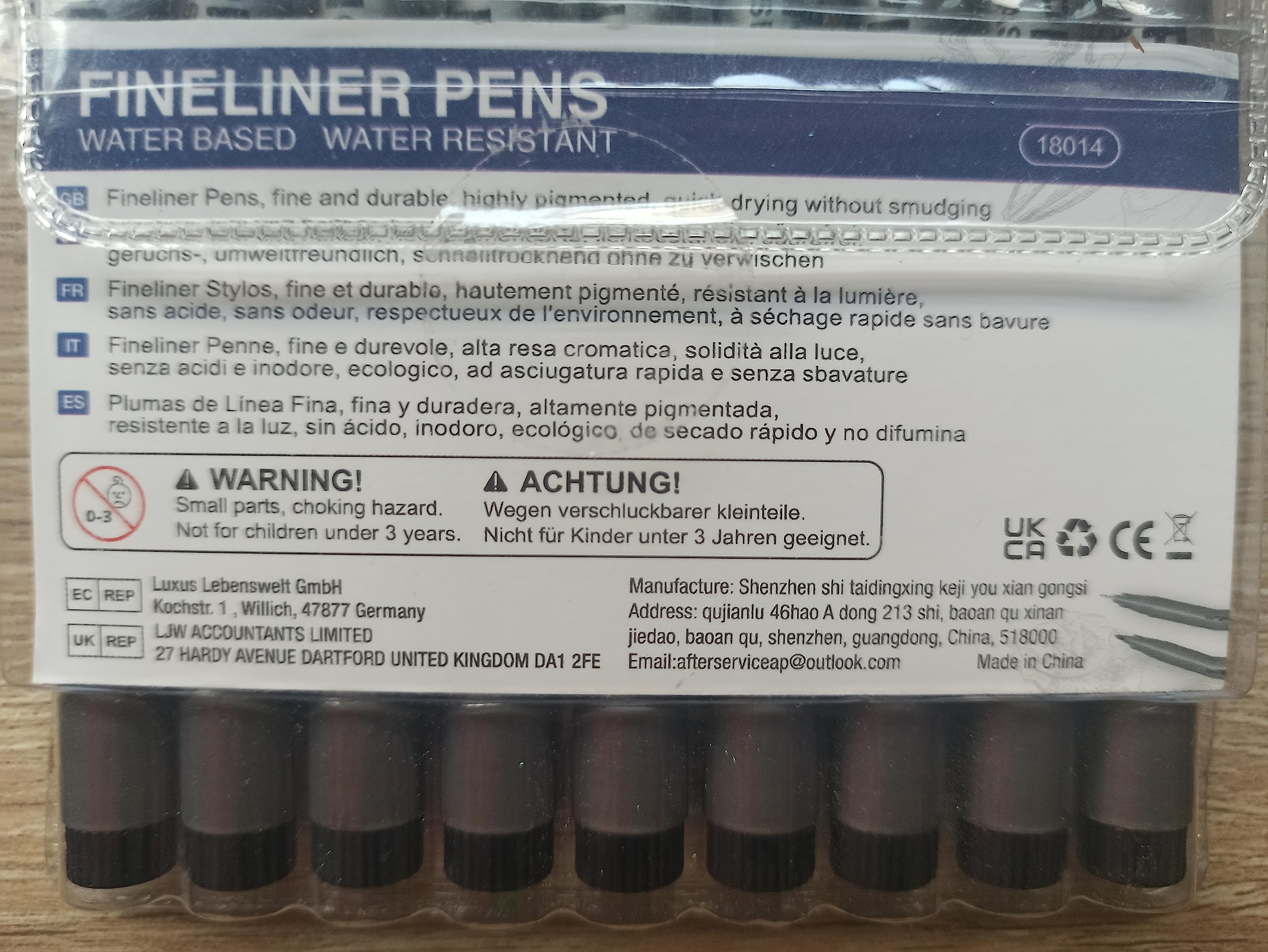 APOGO Fineliner Black Pens Set of 9 - Professional Drawing Micron Pens for Artists, Sketching, Calligraphy & Handwriting - Premium Art Supplies for Manga, Zentangle & Illustration - Perfect for Bullet Journaling, Note Taking & Creative Projects