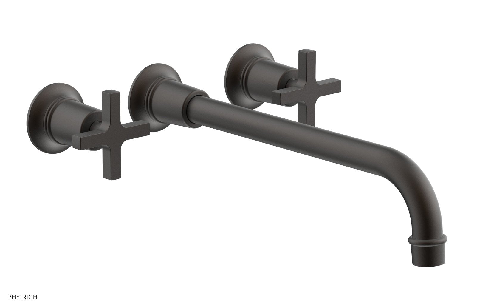 HEX MODERN Wall Mounted Lavatory Faucet Set with 12