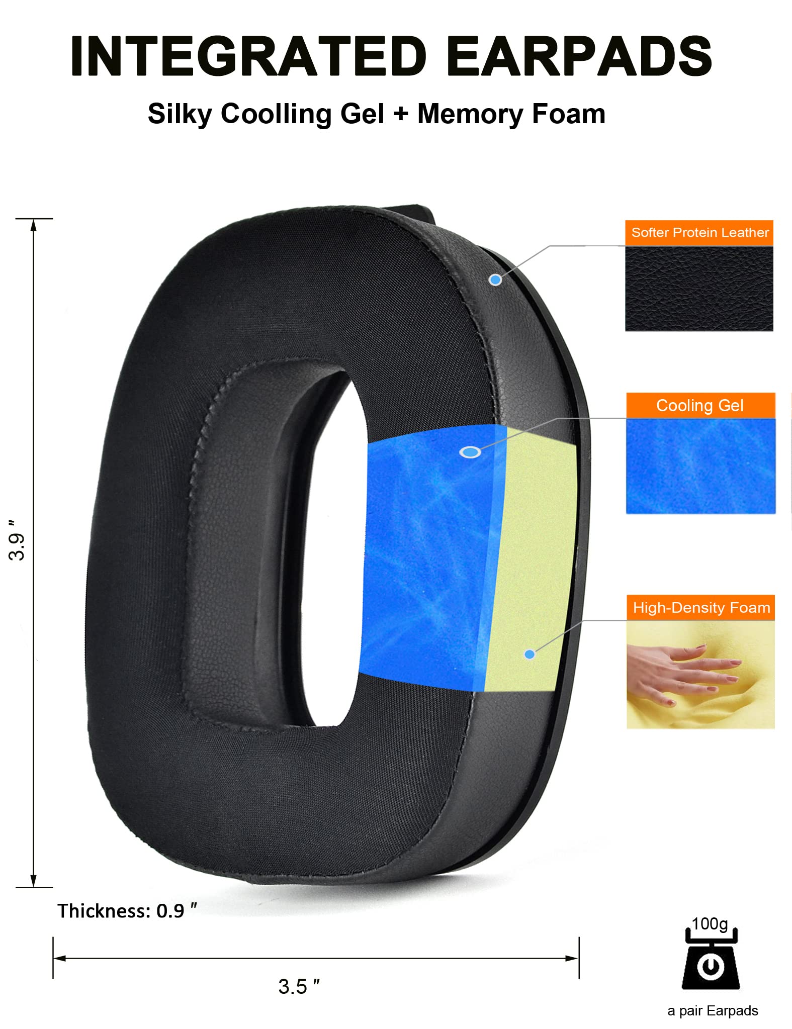 Defean A40 TR Mod Kit - Replacement Earpads & Headband for Astro Gaming A40 TR Headset | High-Density Noise Cancelling Foam Ear Cushions | Premium Black Silky Cool Fabric | Perfect for Gaming, Streaming & Long Wear Comfort