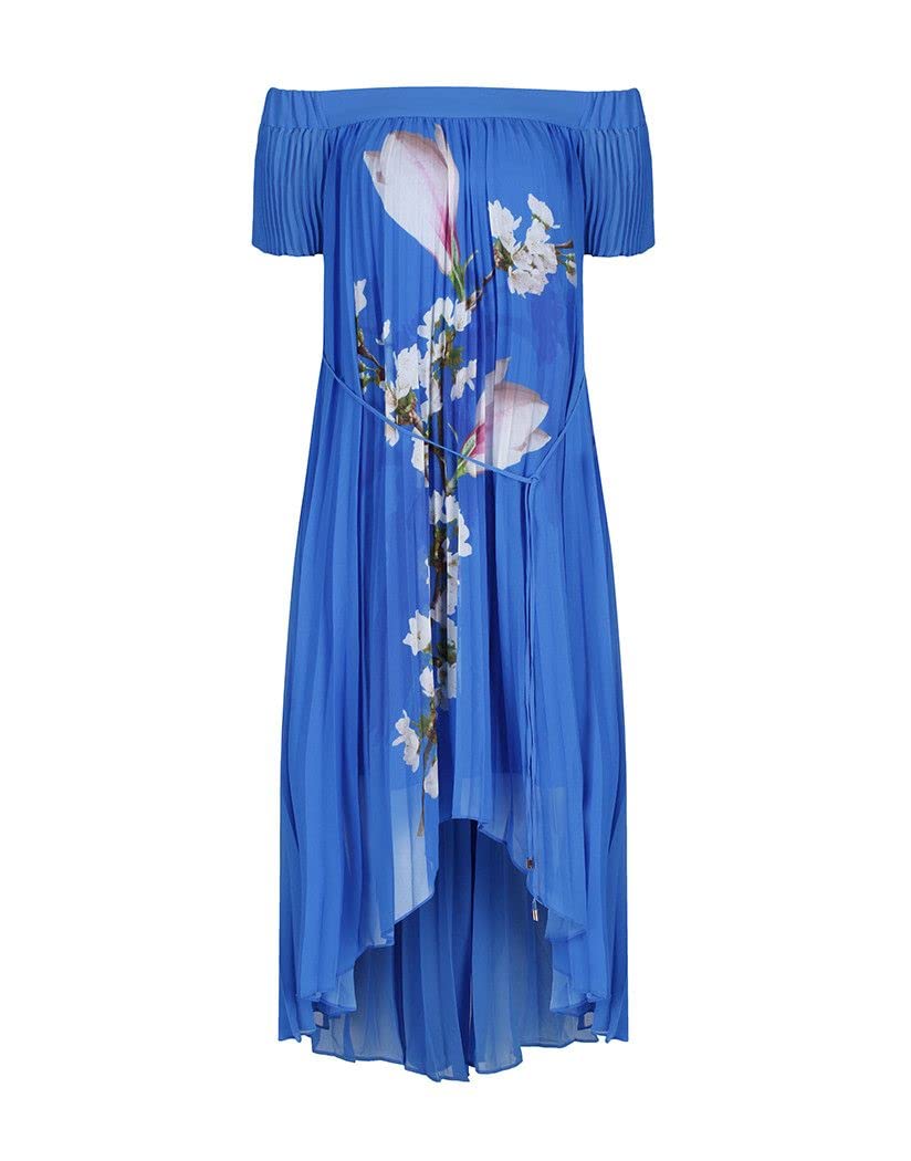 Ted Baker Women's Melma Floral Print Dress - Elegant A-Line Midi Dress for Women | Perfect for Weddings, Parties & Office Wear