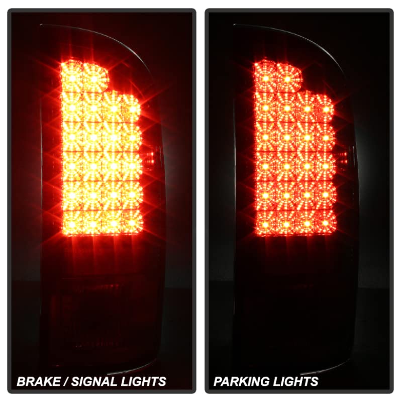 Spyder Auto 5002655 LED Tail Lights Chrome/Smoked - High-Performance Aftermarket Replacement for Trucks & SUVs