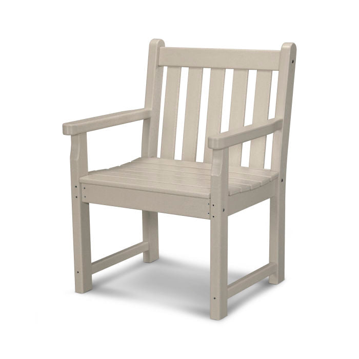 POLYWOOD Traditional Garden Arm Chair - Durable Outdoor Furniture for Patio, Deck, and Backyard Relaxation