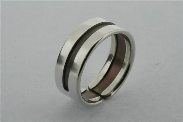 Premium Titanium & Sterling Silver Jewelry Set - Elegant Line Design for Men & Women | Perfect for Gifts, Weddings & Everyday Wear