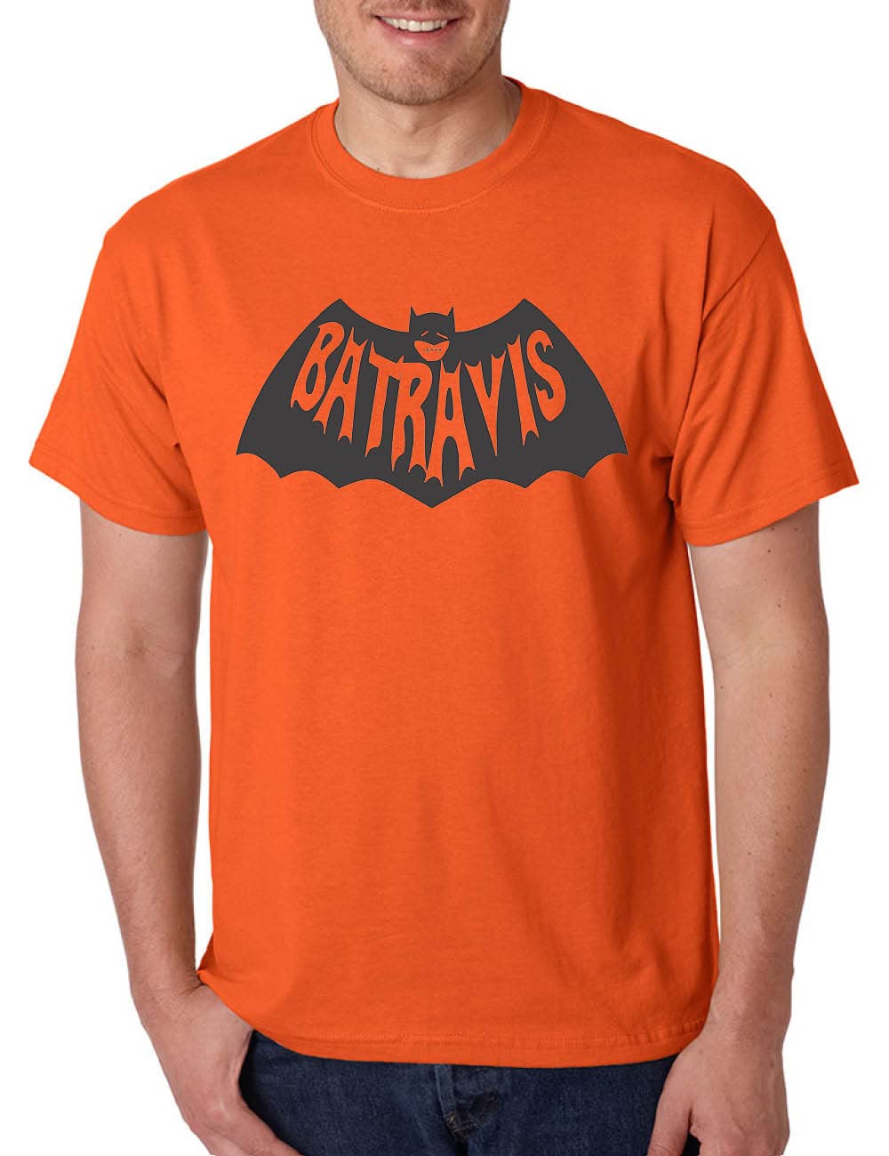 Funny Bat Graphic Men's T-Shirt - Cool Novelty Bat Design Cotton Tee for Casual Wear, Halloween Costumes & Gifts