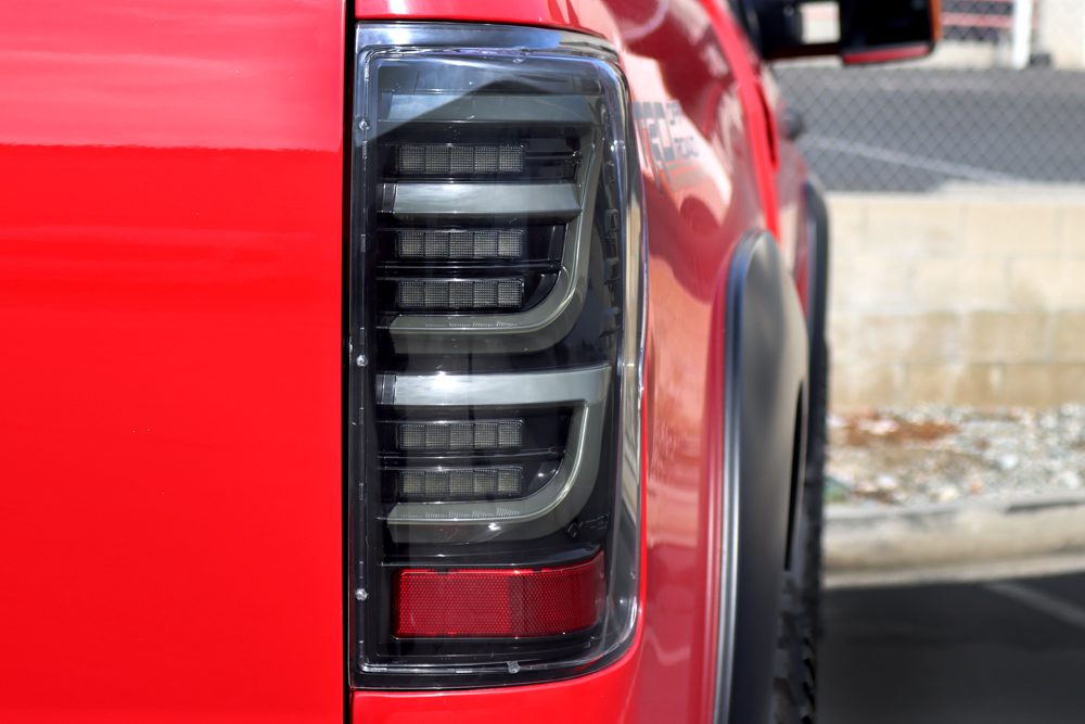 07-13 Toyota Tundra LUXX Series LED Tail Lights - Smoked Black - High Performance Brake Lights for Night Driving & Off-Road Adventures