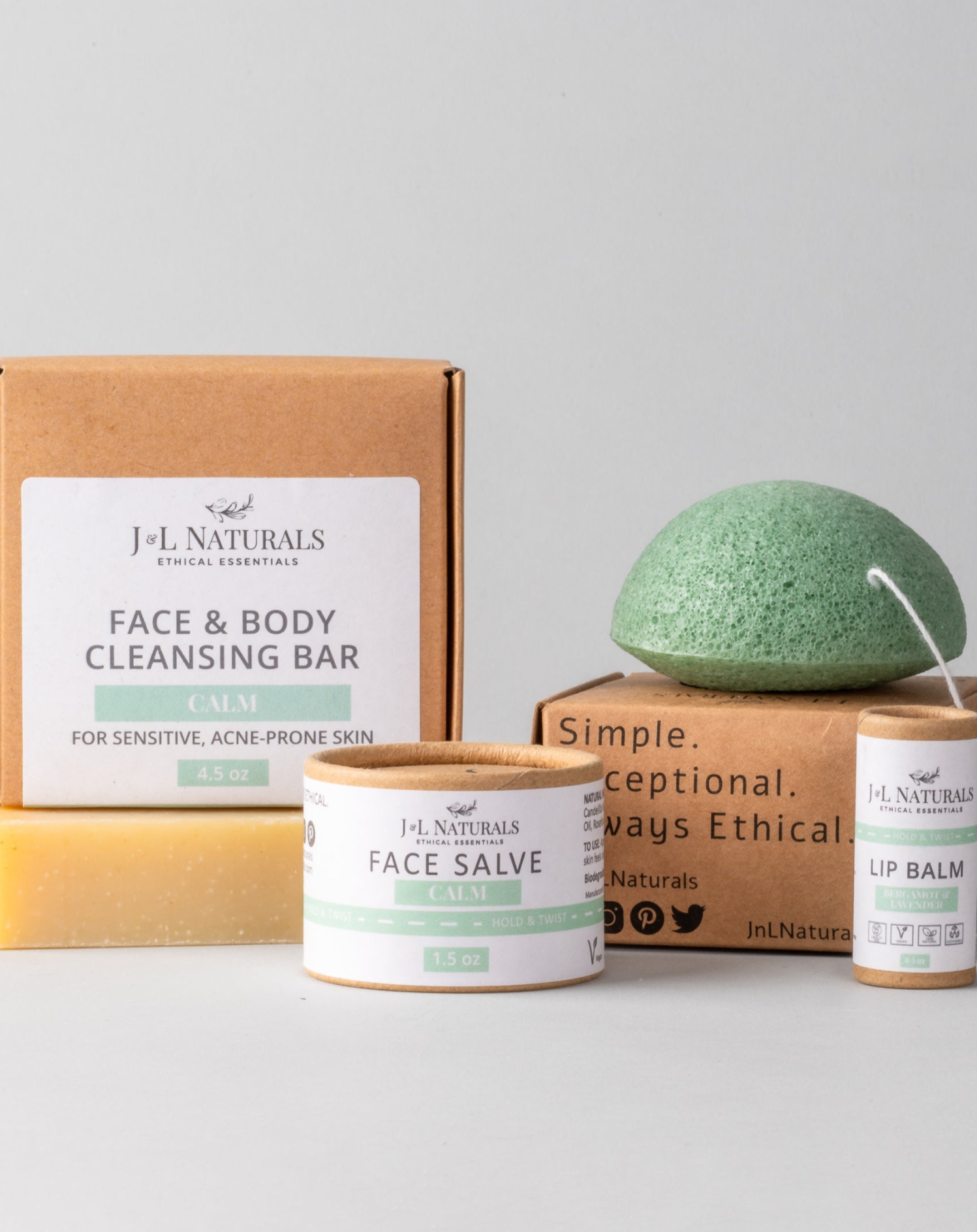 Simple Skin Regimen Kit ($40+ Value) - Soothing & Calming Skincare Set for Sensitive Skin | Daily Face Care Routine for Dry, Irritated Complexion | Perfect for Morning & Night Use