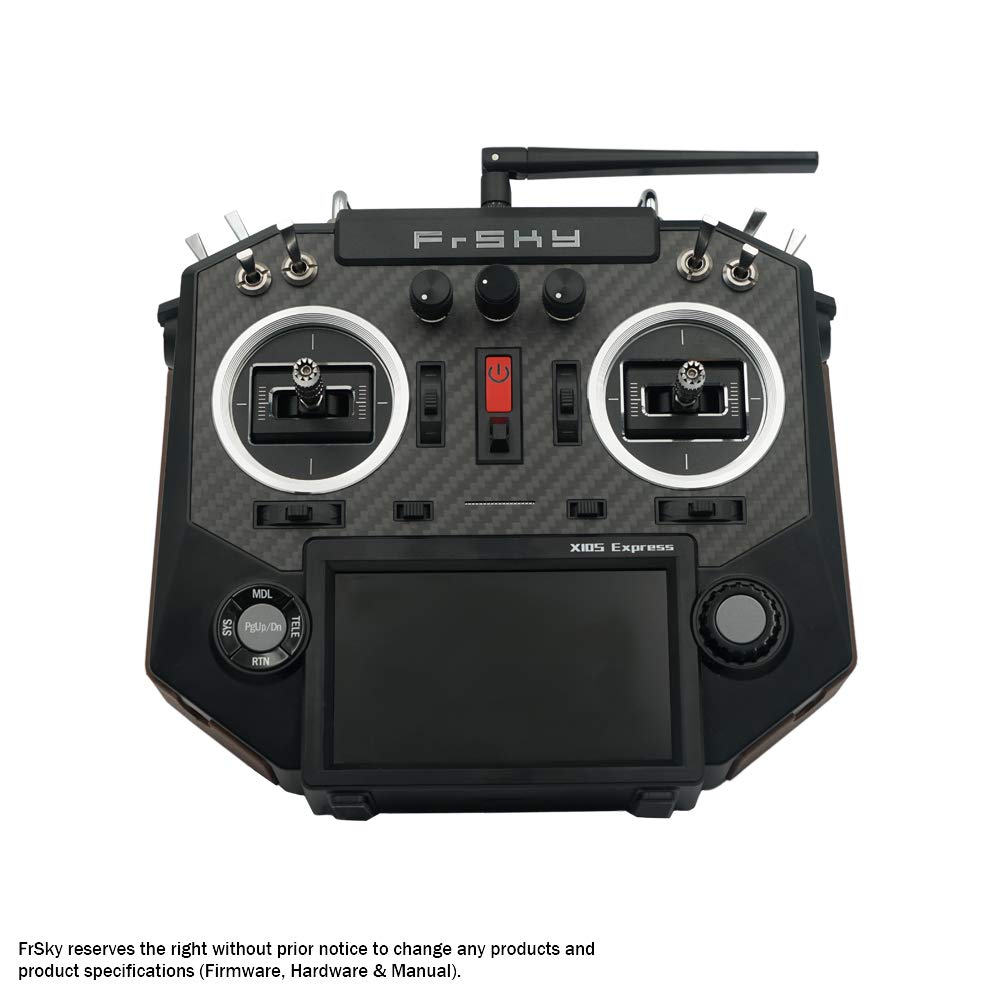 FrSky Taranis X10S Express 16CH RC Radio Transmitter for Gliders & Fixed-Wing Aircraft - Carbon Fiber Edition | Perfect for FPV Drones, RC Planes & Model Aviation Enthusiasts