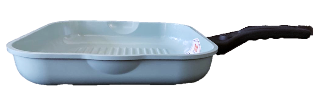JADECOOK 11/28cm Square Grill Pan - Non-Stick Square Frying Pan for Perfect Steaks & Pancakes - Ideal for Indoor/Outdoor Cooking, Camping & BBQ Parties