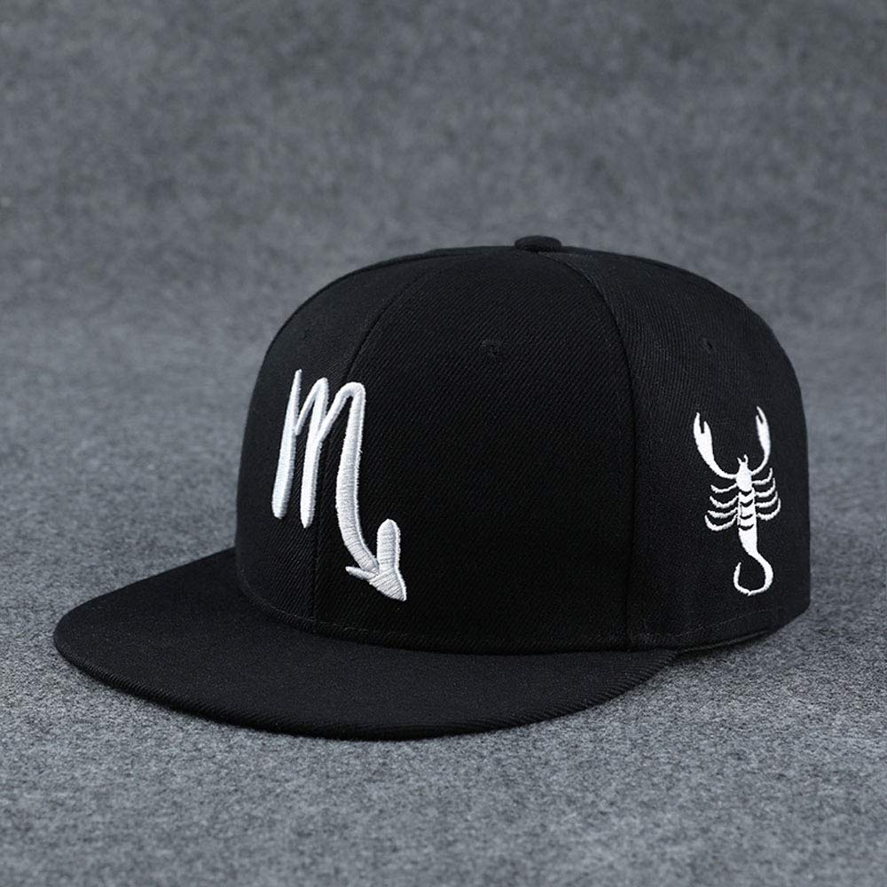 Men & Women's Zodiac Constellation Baseball Caps - 12 Snapback Hats for Daily Wear, Sports & Outdoor Activities