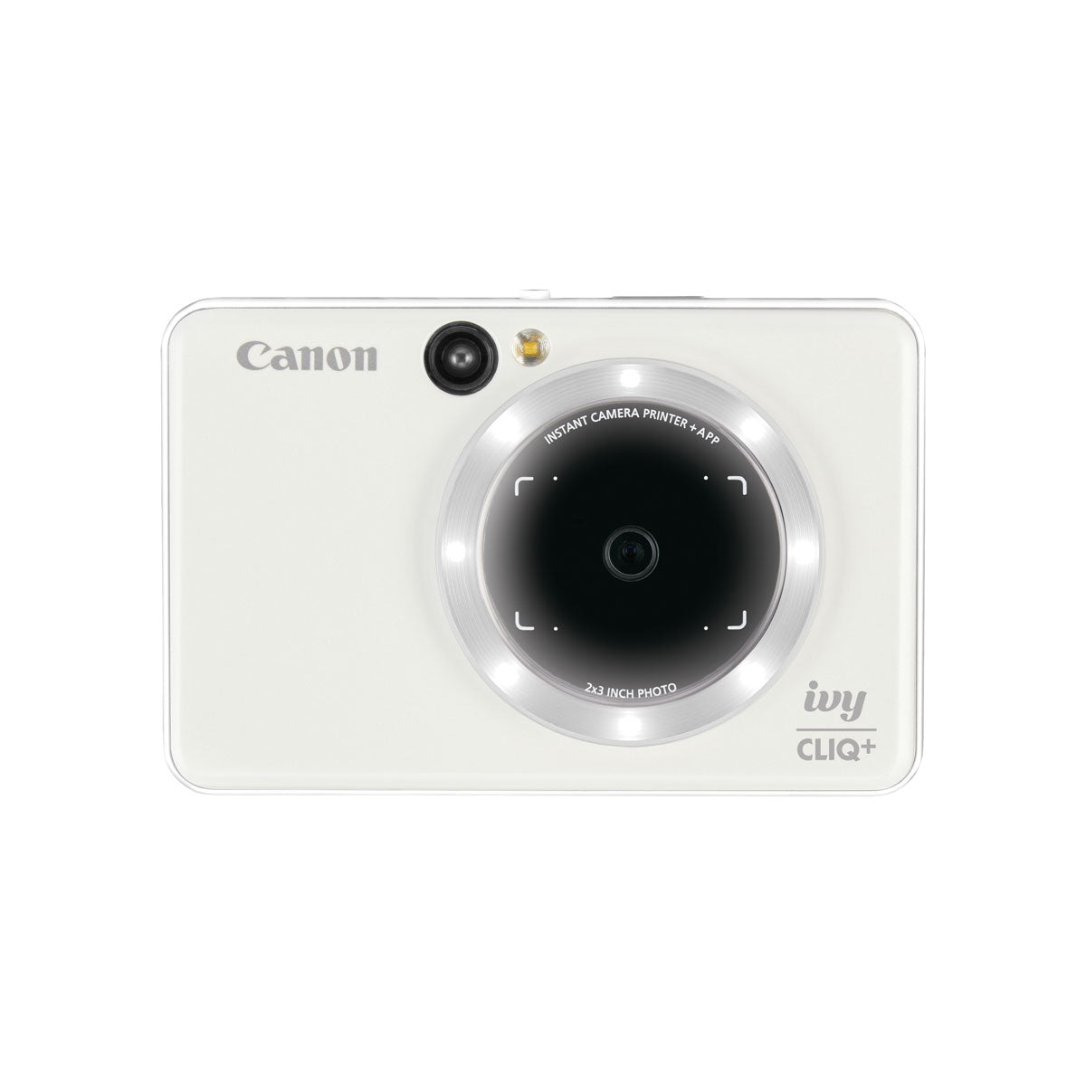 Canon IVY Cliq+ Instant Camera Printer (Pearl White) - Portable Photo Printer for Travel, Parties & DIY Scrapbooking - Print Sticky-Back Photos Instantly