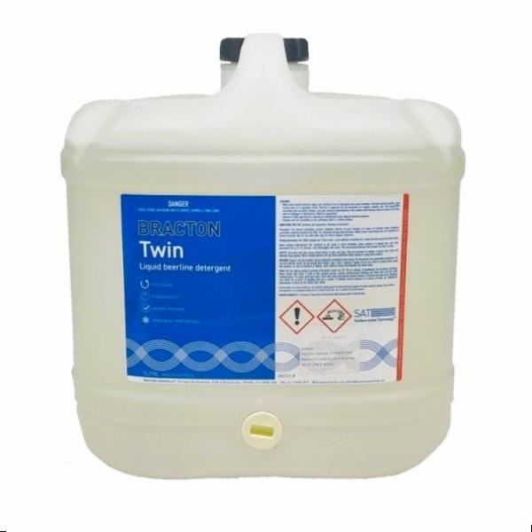 Bracton Twin Liquid Beer Line Cleaner - Professional Brewery & Home Brewing Equipment Cleaner for Beer Taps, Kegs, and Draft Systems - Perfect for Bars, Pubs, and Home Brewers