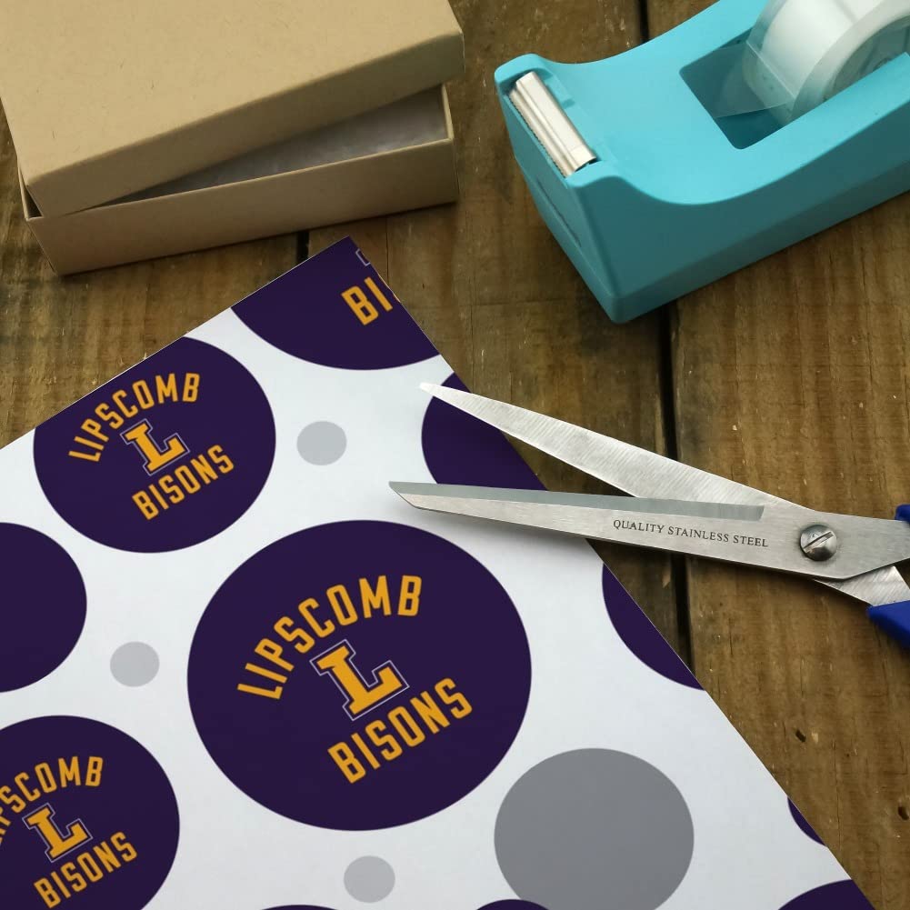 Lipscomb Bison Themed Gift Wrap Paper Roll - Premium Wrapping Paper for College Sports Fans, Team Spirit Gifts & Holiday Present Wrapping