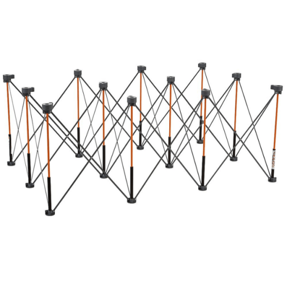 4ft x 6ft x 30in Centipede Game Unit with 4 Cups & 4 Clamps - Includes Carry/Storage Bag - Perfect for Backyard Parties, Tailgating, and Outdoor Family Fun