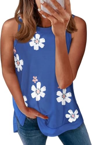 Blue White Flowers