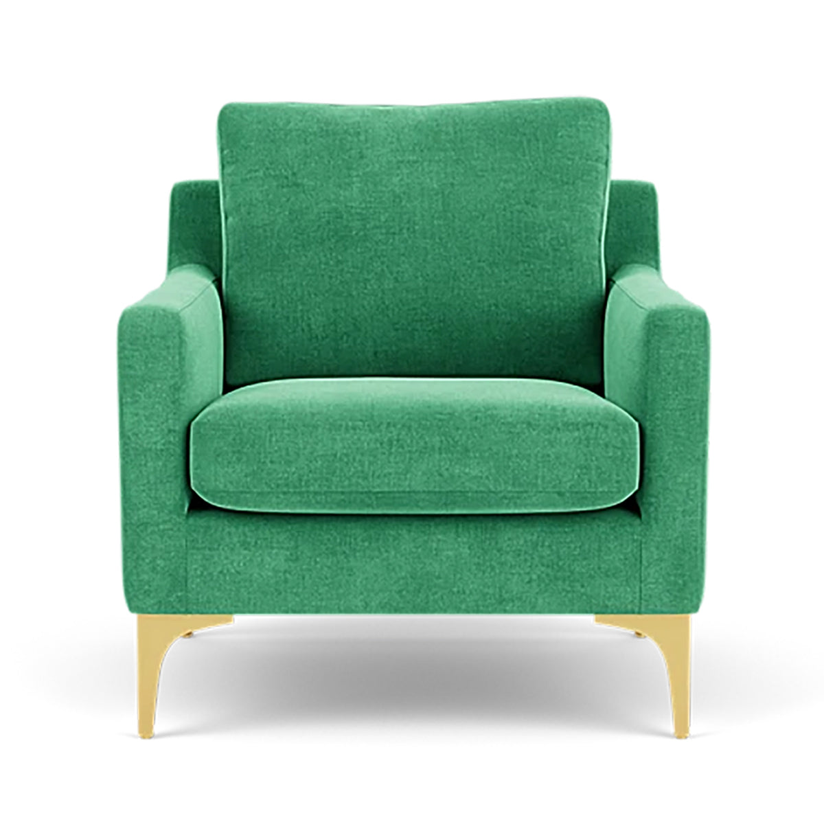 Astha Fabric Armchair - Modern Upholstered Accent Chair for Living Room, Bedroom & Office - Comfortable Lounge Chair with Soft Fabric & Sturdy Frame