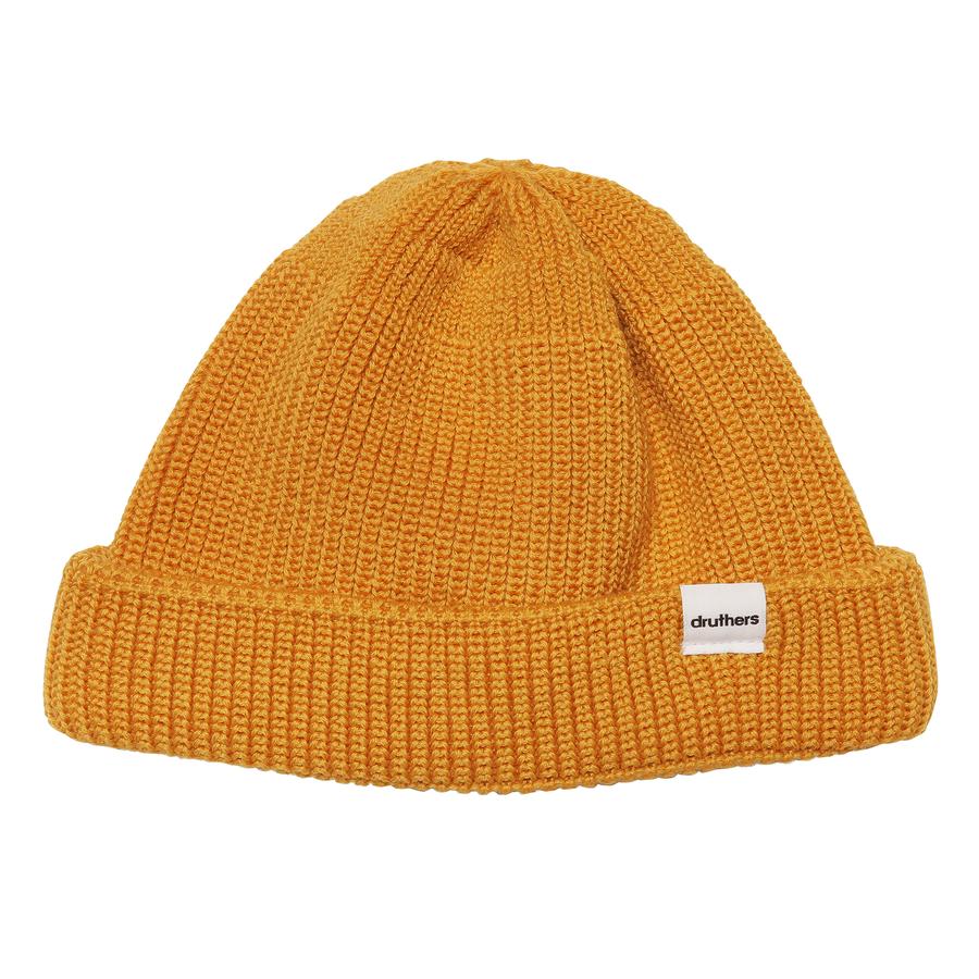 Druthers NYC Merino Wool Dockworker Hat for Men & Women - Warm Winter Beanie with Fleece Lining - Poppy Red - Perfect for Outdoor Activities, Hiking, and Cold Weather Fashion