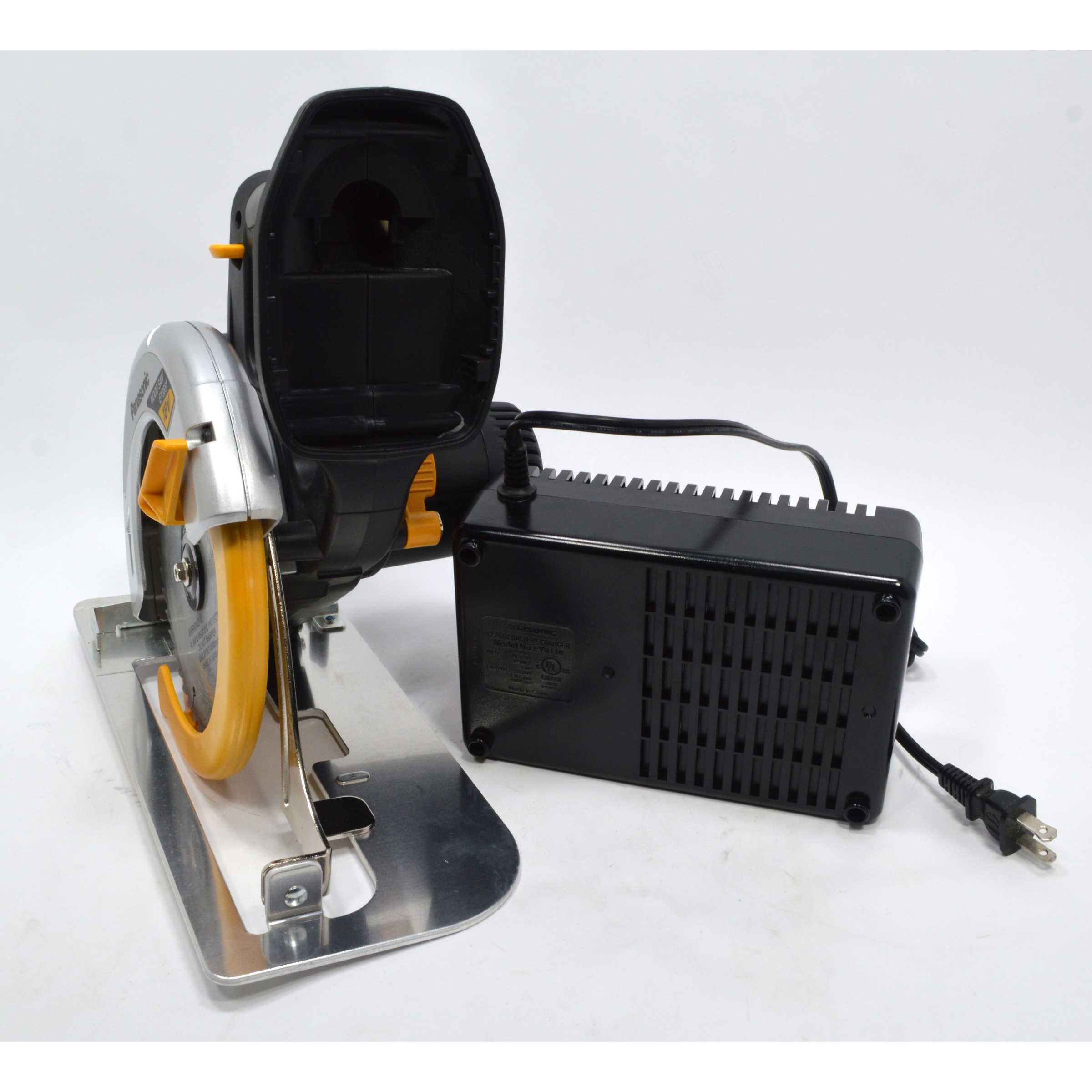 Refurbished Panasonic EY3551 Cordless Circular Saw with Blade & Charger (No Battery) - Perfect for DIY Projects, Woodworking, and Home Renovations