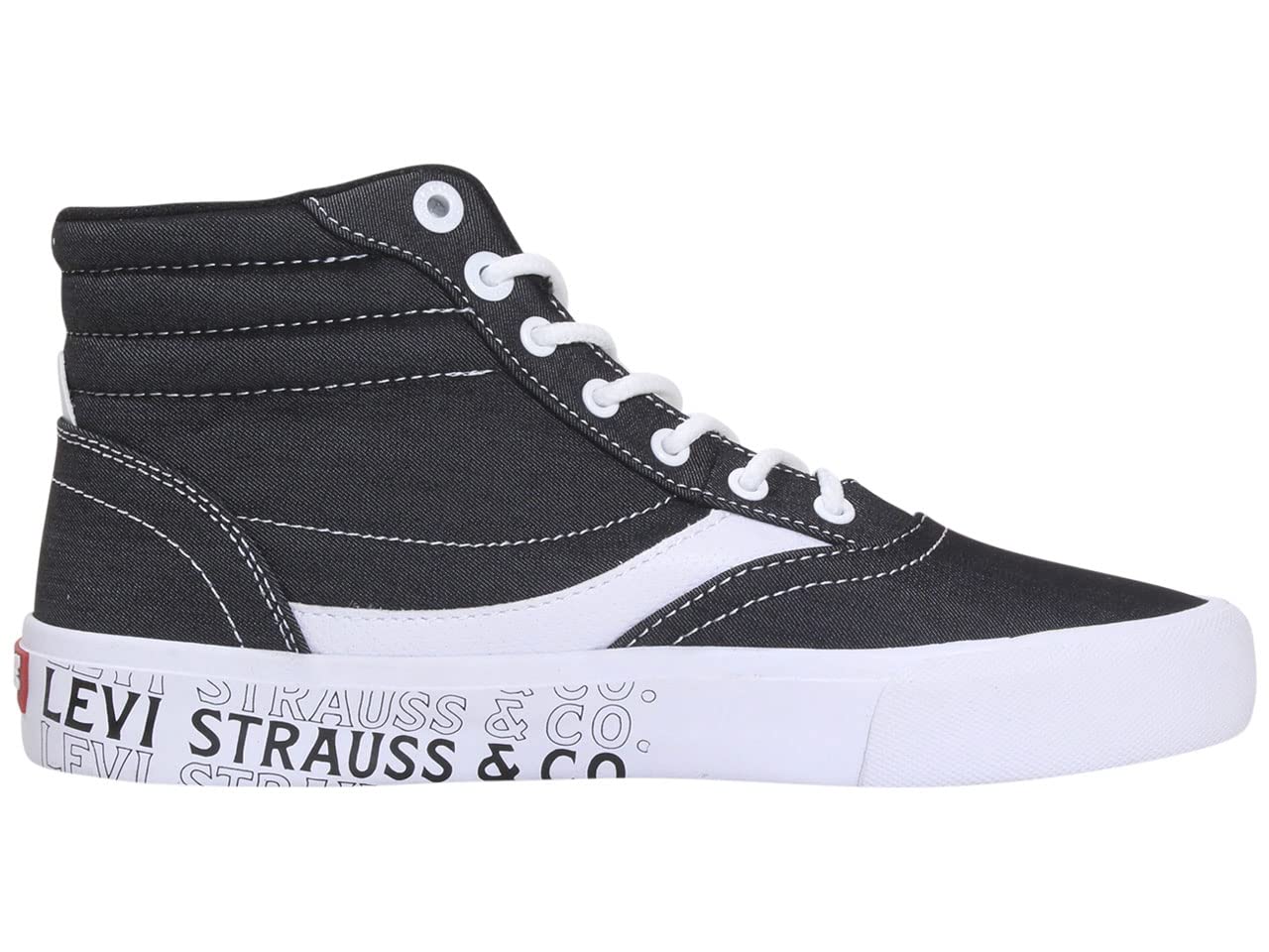 Levi's Men's Lance-CHM-GRFX Sneakers - Black Size 9.5 | Casual Skate Shoes for Men | Perfect for Streetwear, Skateboarding & Everyday Wear
