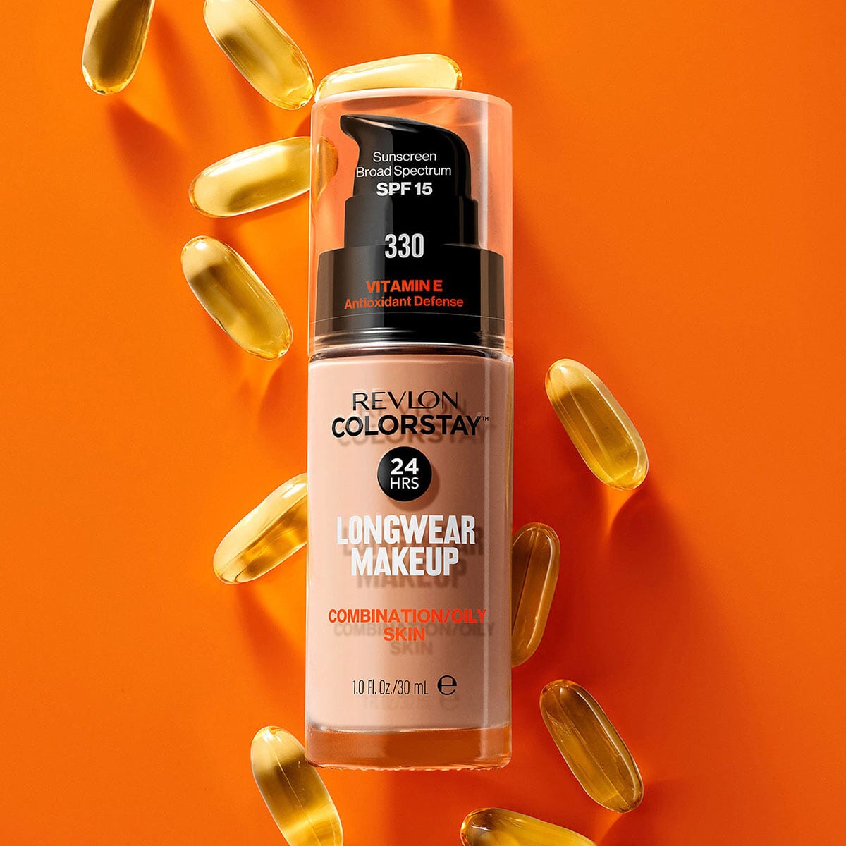 Revlon ColorStay Liquid Makeup for Combination to Oily Skin - Natural Tan Shade, Long-Lasting Full Coverage Foundation (Perfect for Everyday Wear & Special Occasions)