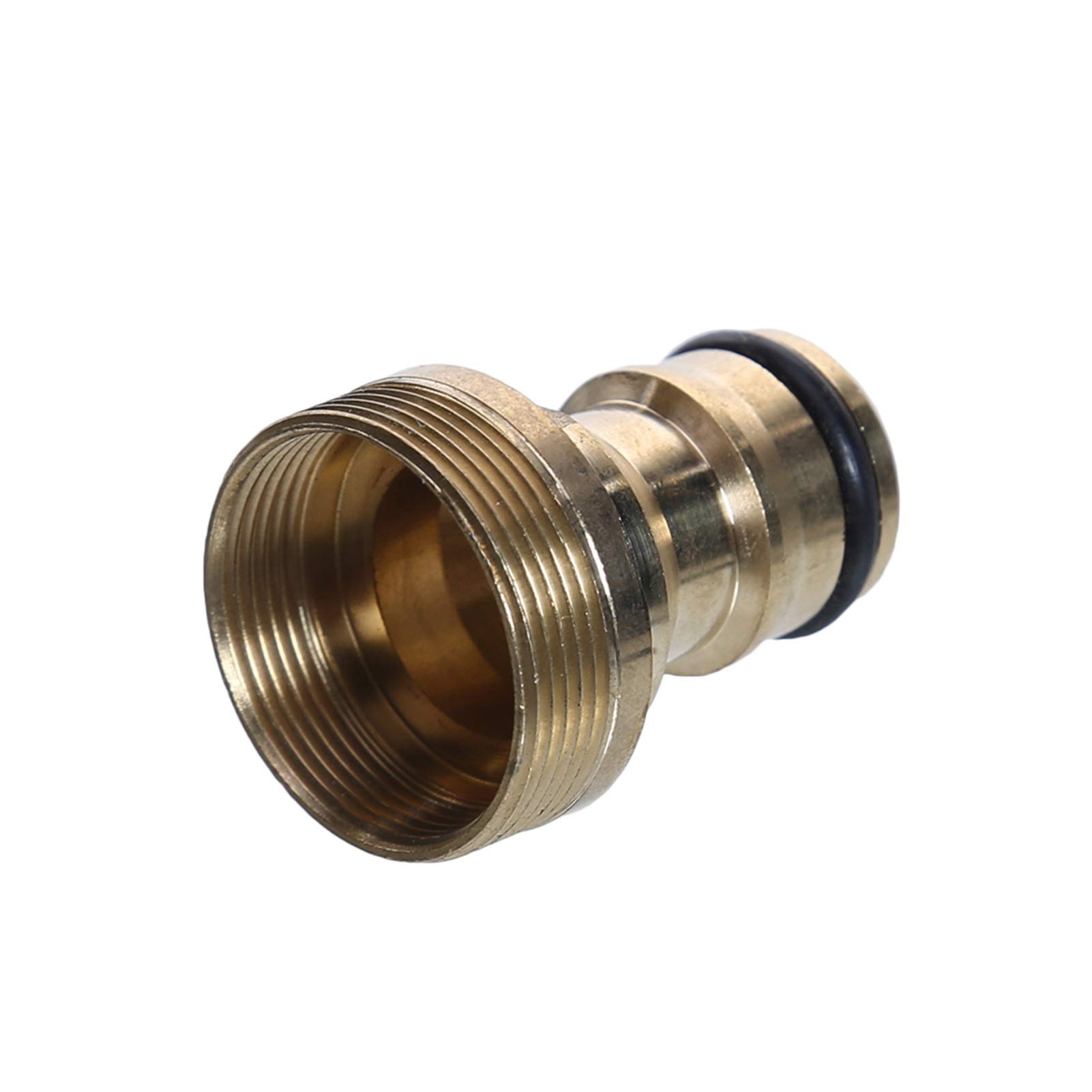 **Zkenyao Universal Brass Connector Mixer Hose Adaptor - Pipe Joiner Fitting for Kitchen Faucet Tap, Easy to Install - Perfect for Sink, Garden & DIY Plumbing Projects**