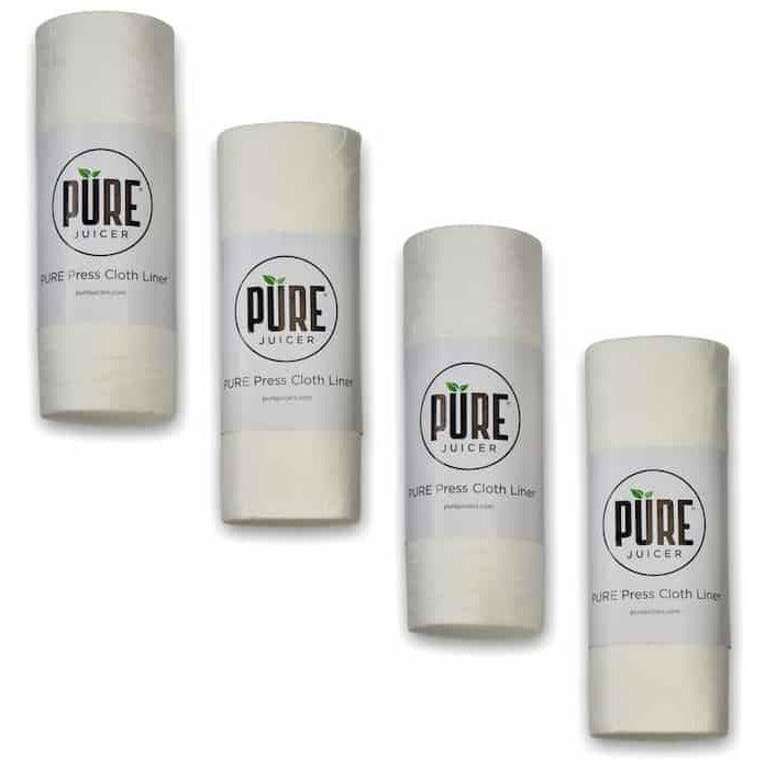 PURE Cold Press Juicer Cloth Liner - Reusable Nut Milk & Juice Strainer Bag for Slow Masticating Juicers - Perfect for Fresh Juice, Almond Milk & Smoothie Making at Home