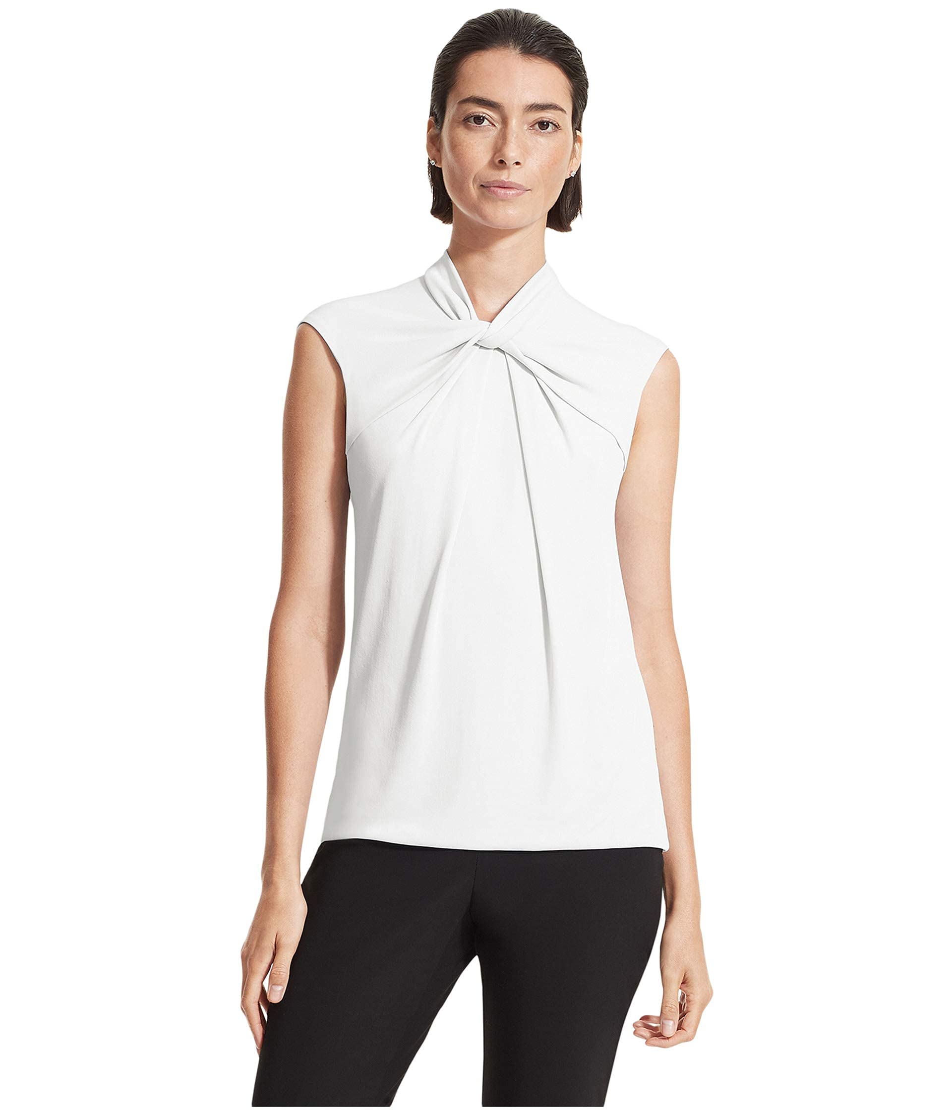 M.M.LaFleur Women's Walters Top - Premium Stretch Silk Blouse for Work & Office Wear | Professional Business Attire, Comfortable & Elegant for Corporate Meetings & Formal Events