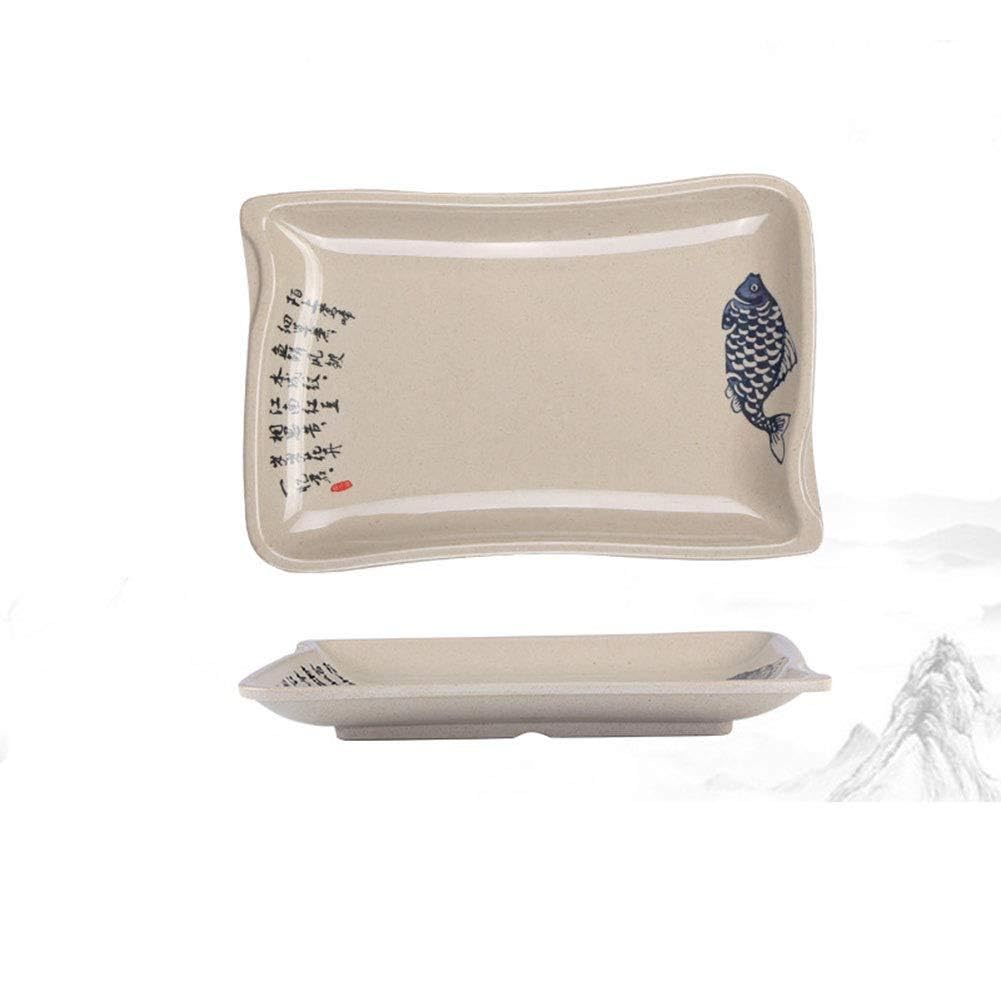 Unbreakable A5 Melamine Dinner Plates - 10-Pack Durable Dishwasher Safe Feast & Banquet Tableware for Restaurants, Hotels, and Outdoor Dining - Imitation Ceramic Look - B11 Style