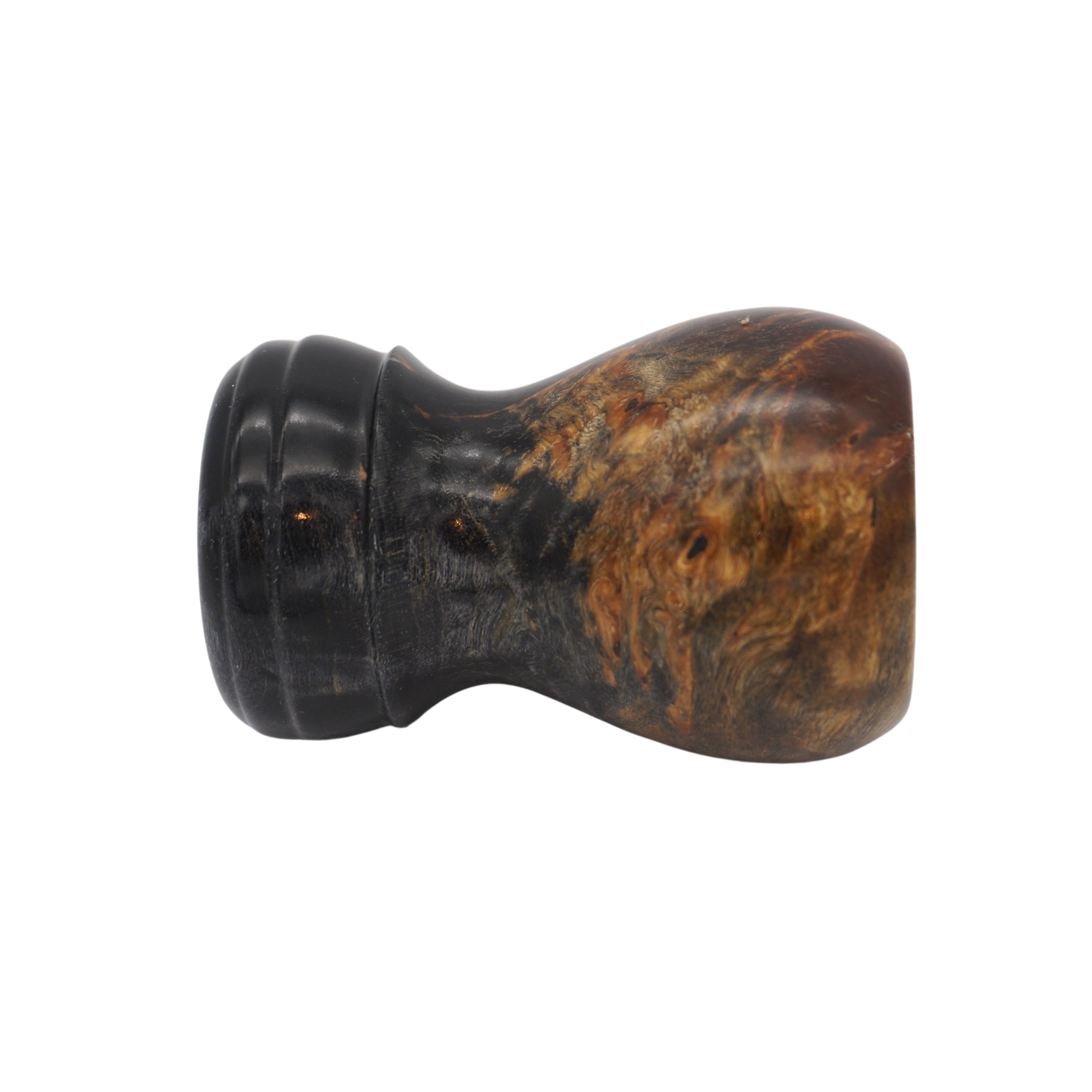 Premium Karelian Birch Stabilized Wood Handcrafted Shaving Brush Handle - Fits 24mm & 26mm Knots - Perfect for Wet Shaving & Grooming Gifts
