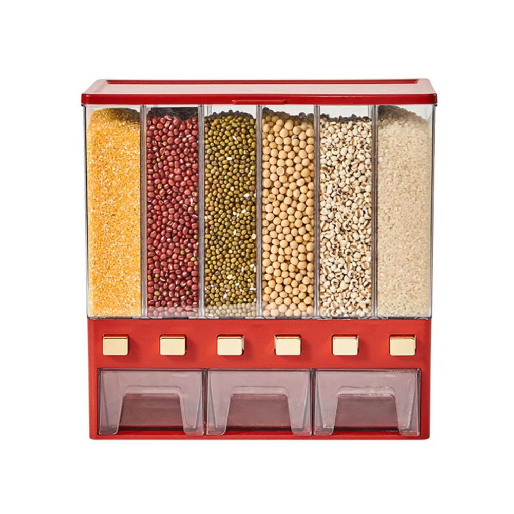 Premium Airtight Rice Storage Container - 5L/10L/15L Food Grade Plastic Grain Bucket for Rice, Flour, Cereal & Dry Food - Kitchen Pantry Organization & Bulk Food Dispenser for Home, Restaurant & Meal Prep