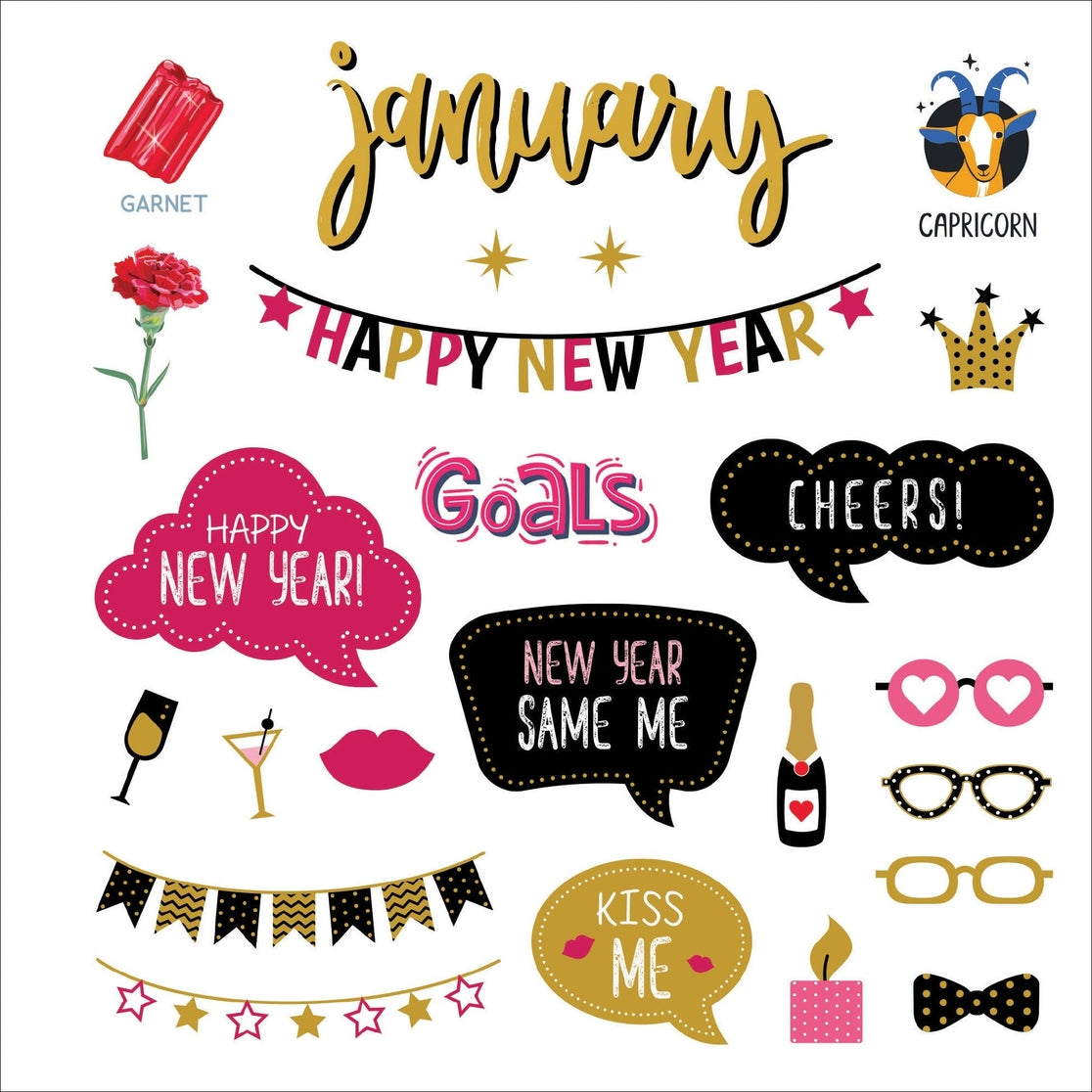 2024 Sticker Pack - 365 Unique Stickers for Planners, Journals & Scrapbooks | Perfect for Daily Use, DIY Crafts & Gift Giving