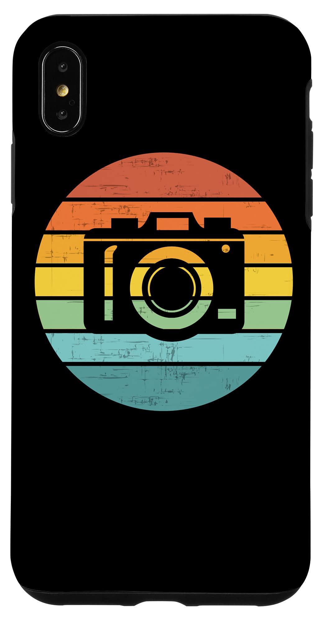 Vintage Retro Camera Style iPhone XS Max Case - Perfect Photography Gift for Photographers & Vintage Lovers - Great for Travel, Street Photography & Daily Use