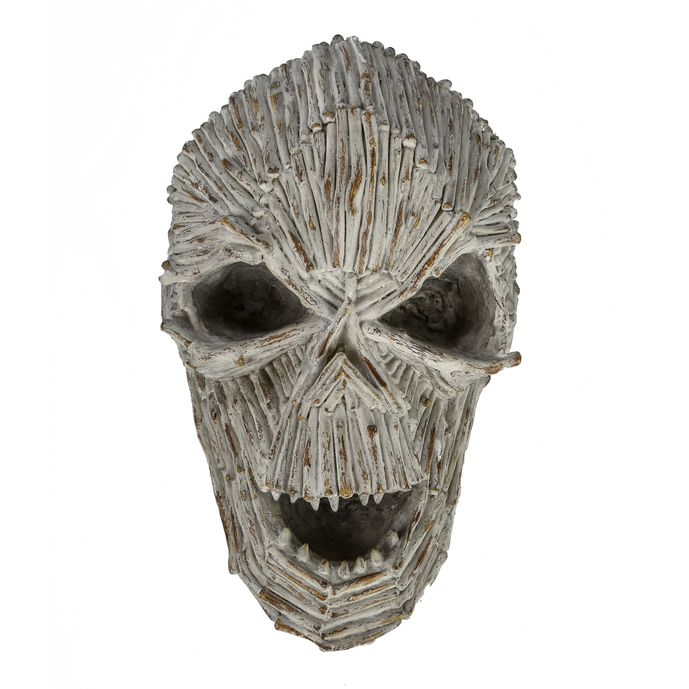 15 Inch Halloween Driftwood Ghost Tabletop Decoration - Spooky Home Decor for Halloween Party, Haunted House, and Fall Seasonal Display