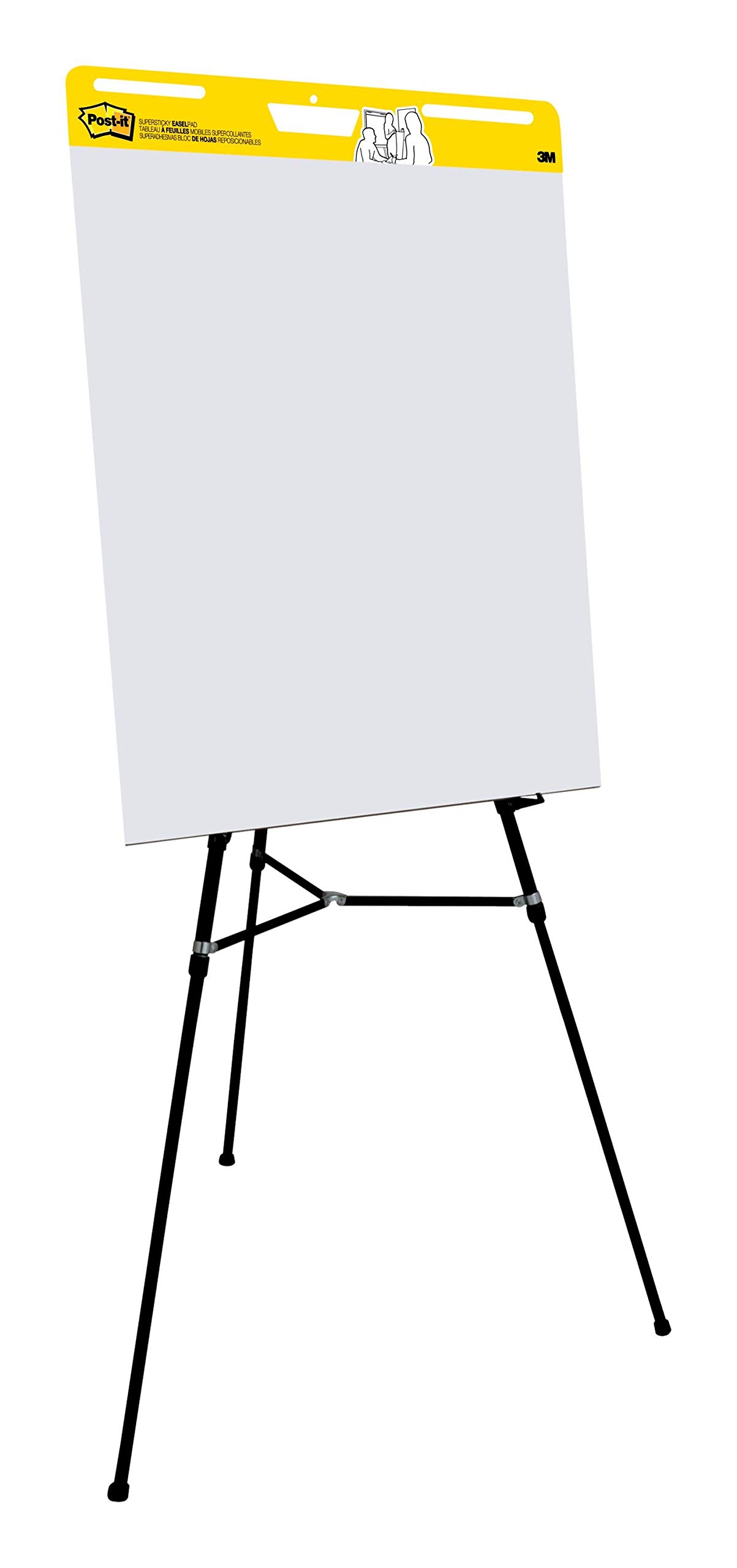 Post-it Super Sticky Easel Pad - 25 x 30 Inches Large White Premium Flip Chart Paper, 30 Sheets/Pad, 6 Pads Pack (559VAD6PK) - Perfect for Office Meetings, Classroom Presentations & Creative Brainstorming Sessions