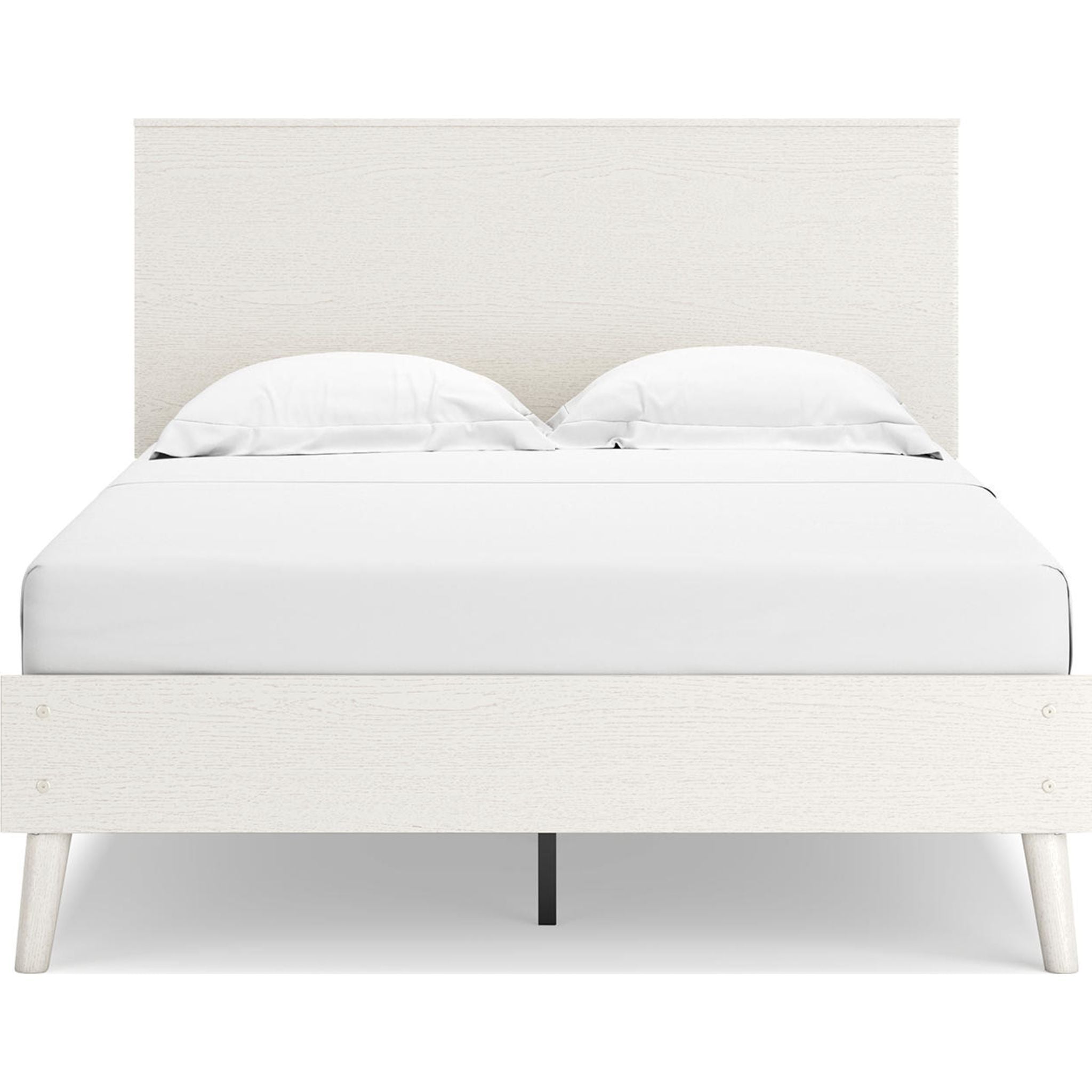 Aprilyn Full Bookcase Bed Frame with Storage - White - Perfect for Small Bedrooms & Dorm Rooms