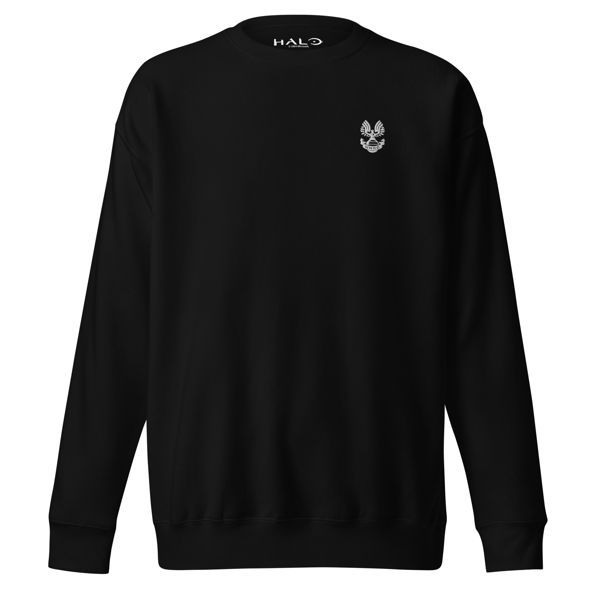 UNSC Issued Embroidered Sweatshirt - Military Style Pullover Hoodie for Men & Women | Perfect for Cosplay, Gaming & Military Enthusiasts