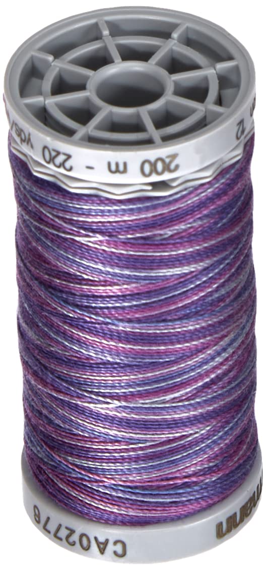 Gutermann Machine Embroidery Cotton Thread Set - 12 Spools Berry Color | Premium Sewing Thread for Quilting, Dressmaking & Craft Projects | Perfect for Home Sewing Machines & Embroidery Work