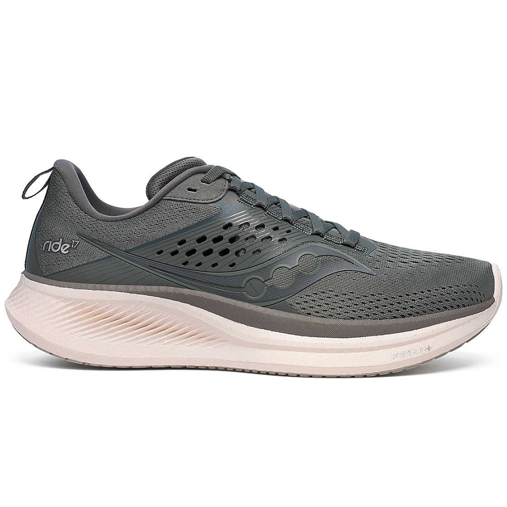Men's Saucony Ride 17 Running Shoes - Lightweight Cushioned Road Running Sneakers for Men | Perfect for Jogging, Training & Marathon Running