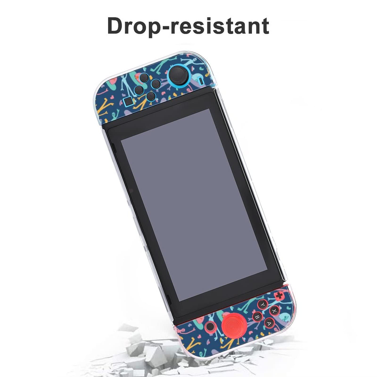 Funny Alien Nintendo Switch Protective Case - Shock-Absorption & Anti-Scratch Design - Perfect for Gaming, Travel & Everyday Protection